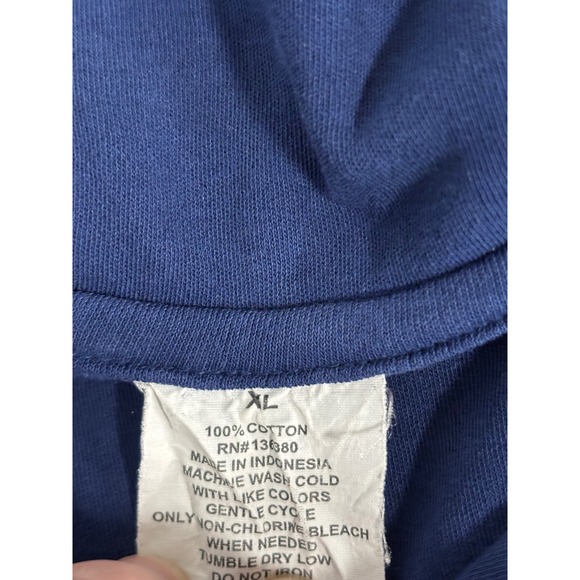 Mens Navy Blue Penn State Nittany Lions Polo Shirt Size XL Embroidered Logo - Picture 4 of 4